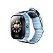 Price comparison product image Yongkaida Smart Watch Kids Smartwatch Touch Screen Flashlight Remote Monitor GPS SIM Card Support SOS Emergency Call Anti-lost Protect eyesight for Android and IOS Y21 Blue