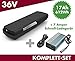 Produktbild Set E-Bike Ersatzakku Power Pack 17 Ah 612 Wh 36V für Bosch Classic Gepäckträger + Ladegerät