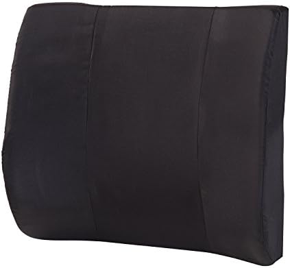 DMI Standard Lumbar Cushion with Strap Black