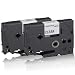 Produktbild 2x Schriftband kompatibel für Brother P-Touch 1260VP P-Touch 1280 CB P-Touch 1280CB P-Touch 1280DT P-Touch 1280VP P-Touch 1290 DT P-Touch 1290DT P-Touch 1290VP P-Touch 1750 P-Touch 18R P-Touch 1800 E P-Touch 1800E TZ-131 Schwarz auf Transparent