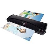 plastificadora laminadora poliseladora a3 a4 Muy práctico Olympia - Laminator A 330, fría y caliente, incluyendo 6 bolsillos (3 x DIN A 4 y DIN A 3 x 5), negro