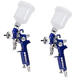 tectake hvlp spritzpistole set ▲ GRIFF: Ergonomischer Griff für beste Präzision und Komfort