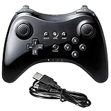【INALÁMBRICOS】 El controlador de Wii U a través de conexión inalámbrica Bluetooth para la Nintendo Wii U, jugar juegos ofrecen una experiencia agradable para usted, usted puede pasar el rato en casa!