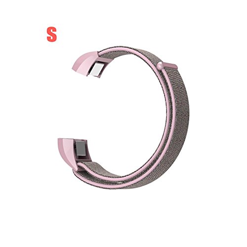 Preisvergleich Produktbild Fitbit Alta / Alta HR Armband Ersatzarmband Nylonschlaufe mit Haken Verstellbarer Verschluss Handschlaufe