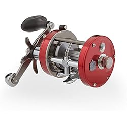Abu Garcia Ambassadeur - Combo de surf fishing, color rojo