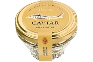 vladatwork 50g Black Siberian Sturgeon Caviar Siberian Sturgeon Acipenser Baerii Malossol Caviar Чёрная икра by Lemberg Caviar UK