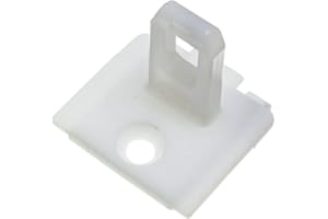 Paxanpax PLD1860 Türschnäpper aus Kunststoff, kompatibel mit Hoover Candy, CC, GOC, GODC, GODV, COV, Hoover HHKR, HNC, HNV, VHC, VHV Serie, Weiß