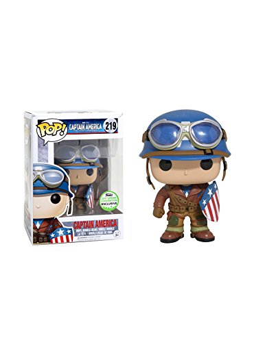 Funko Pop! Marvel #219 Captain America: The First Avenger Captain America (2017 Spring Convention Exclusive)