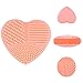 New Make Up Brushes Cleaner Heart-Shape Cleaning Makeup Washing Brush silicone Clean Scrubber Board Cosmetic Foundation Brush Cleaner Tools Blue