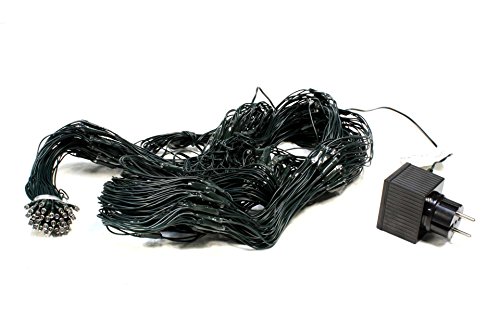 Lichterkette Lichternetz mit 160 LEDs warmweiß / 200x100cm / Innen & Außen - 4