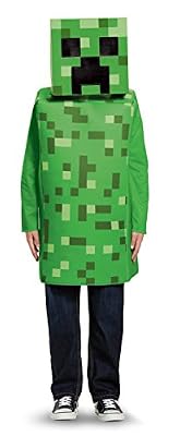 Minecraft- Classique Déguisement, DISK65642K, Creeper, Moyen