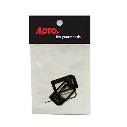 Simkarten Adapter Set + Simkarten Nadel in schwarz für Nanosim, Mikrosim und Standard Sim. Für iPhone 6,6S,5,4, 4S, 3G, 3GS, HTC, Samsung Galaxy S7,S6,S5,S4, Sony. Simkarten Adapter Set für Nanosim, Mikrosim und Standard Sim. Nanosim Adapter für iPhone6, 5 Nano simkarten, Mikrosim Adapter, Nanosim to Mikrosim Adapter, Mikrosim zu Standard Sim Adapter - 4