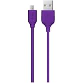 ttec Micro Usb 120cm Şarj Kablosu, Mor