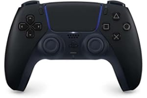 Sony, Manette PlayStation 5 officielle DualSense, Sans fil, Batterie rechargeable, Bluetooth, Compatible avec PS5 et PC, Couleur : Midnight Black