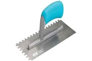 OX TOOLS OX Trade Notched Stainless Steel Tiling Trowel - 6mm