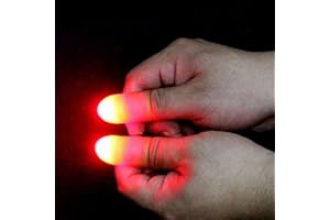 ANNIUP Lot de 2 paquets de 4 lampes LED pour doigt - Jouet magique pour Halloween