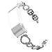Produktbild kashyk Kompatibel mit Fitbit Charge 2 ArmbandMetall Replacement Strass Hohl Quick Release Rostfreier Edelstahl Watch Ersatzband smart Watch Edelstahl Metall Replacement Wristband Armbänder Schlaufe