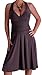Produktbild EyeCatchClothing - Nicole Neckholder Kleid Charcoal Gr. 8 UK / 36 EU