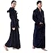 Produktbild Gyan Unisex Korallenvlies Nachtwäsche Samt  Lovers  Pyjama  Winter  Männer  Damen  lässigem Flanell  Nachtwäsche & Lose Bademäntel,Black,L