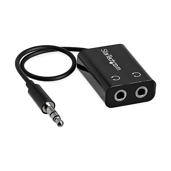 StarTech.com MUY1MFFADP - Adaptador para Auriculares, Negro
