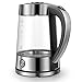 Produktbild CAIXIA Wassertopf &Wasserkocher Glas Wasserkocher Edelstahl Basis 1.7L 1850W Grau Schnelles Kochen