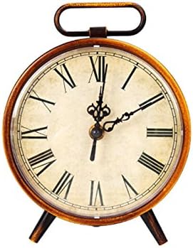 NAOZHO Retro Clock 8 Inches Home Decoration Gifts Craft Ornaments Watches Living Room Study
