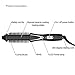 IYUTtech Tourmaline Ceramic Hot Curl Brush,Hairdressing Salon Hot Curl Curling Styling Grooming Volume Hair Brush Tool--black