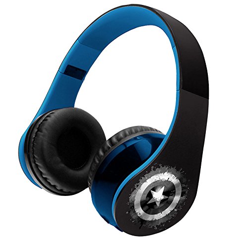 Preisvergleich Produktbild Lexibook BTHP400AV - Avengers Bluetooth Stereo Kopfhörer, blau