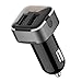 Produktbild Wuair Dual-USB-Autoladegerät, 5V 3.4A Zigarettenanzünder Mit LED-Spannungsanzeige, Kompatibles iPhone XS Max/XR/X Samsung Und Andere Android-Smartphones,Gray