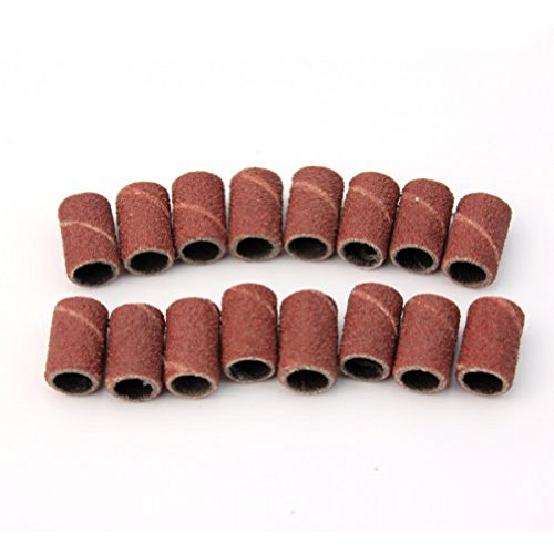 OULII Schleifbänder Schleifkappen Schleifhülsen für Maniküre Pedicure Nagelfräser 100 Stück - 3