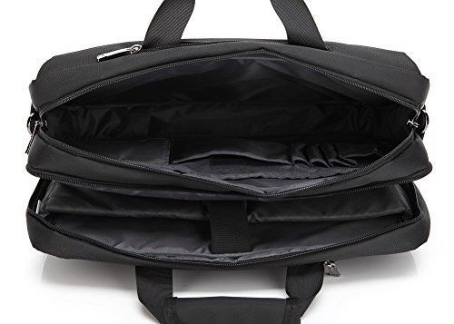 O&N 15.6 Zoll Laptop Rucksack Wasserdicht Stossfest Business Freizeit-Rucksack Universal 3-in-1 Umwandelbar Rucksack Umhaengetasche Tragetasche mit Laptopfach / Akteneinteilung / Zubehoerfaecher - 6