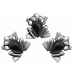 Embrague Pin broche Rana con piedras Trio fabricado con peltre por Joe Cool