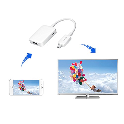 KUYIA Micro USB MHL 2.0 Zum HDMI HDTV Adapterkabel für Samsung Galaxy S4 S5 Hinweis 2 Mit Micro 11pin Stecker - 5