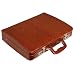 Leather World High Quality PU Leather 17 inch Briefcase cum Office Bag (Tan) RS.2999.00