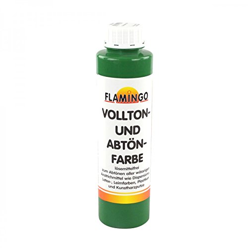 Volltonfarbe Abtönfarbe Flamingo 750ml oxidgrün Wandfarbe Farbe Malerfarbe