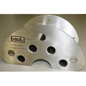 Gartenschlauchhalter (mittlere Ausführung) aus Edelstahl (2mm) zur