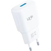 LinkTech T444e Strong &Ccedil;evre Dostu Şarj Başlığı | 10W 2.1A USB-A Duvar Şarj Adapt&ouml;r&uuml;, Auto ID Akıllı Cihaz Tanımlama, Ev ve Of
