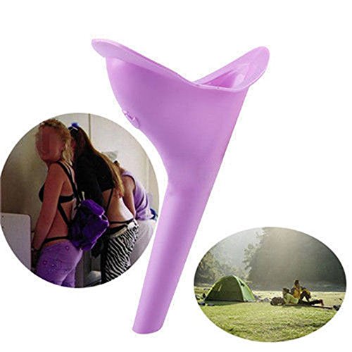 Edealing 2pcs Weiblich Ladies Frau She Can Urin Urinal Director Funnel Camping Reisen Wee - 3
