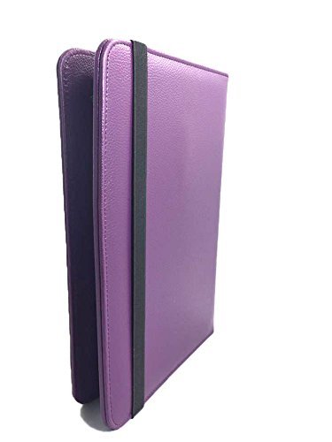 3er Starter Set für Aldi – MEDION LIFETAB X10302 MD 60347 QWERTZ Tastatur Tasche + Stylus Pen + Schutzfolie – 10.1 Zoll Lila Tastatur - 3