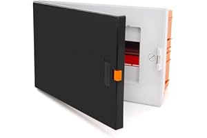 KOOP ELEKTRO Scatola di distribuzione a incasso, con 9 moduli, 1 fila, IP40, alloggiamento con livella a bolla