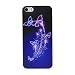 Produktbild Lonchee iPhone 5 5S 5G / iPhone SE Hülle,Bunte Muster Weich TPU Handy Hülle Durchsichtig Transparent Etui Cover Case Protective Shell Soft Schutzhülle Telefon Kasten für iPhone 5 5S 5G / iPhone SE – Lila Schmetterling