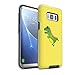Price comparison product image STUFF4 Gloss Tough Shock Proof Phone Case for Samsung Galaxy S8/G950 / Doodle Art T-Rex Design / Cartoon Dinosaurs Collection