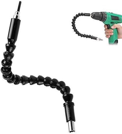 Yosoo Flexible Extention Screwdriver Drill Bit Holder with Magnetic Quick Connect Drive Shaft Tip