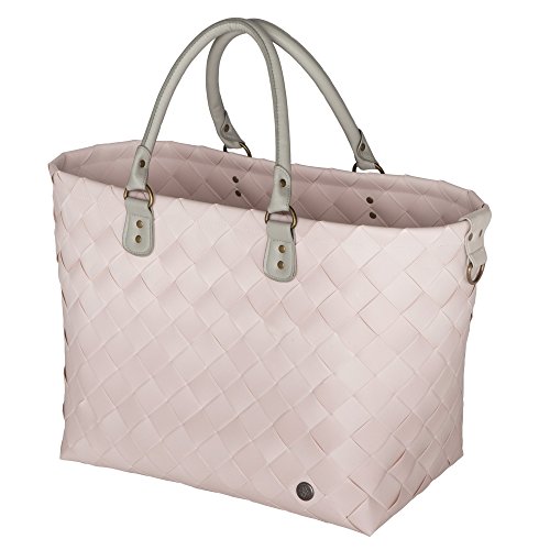 Handed By - Shopper Tasche - Einkaufskorb - Saint-Tropez - Farbe: Nude - 36 x 43 x 24 cm