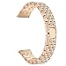 Produktbild TianranRT Metall Mit Kristall Verbindung Armband Watch Band Riemen Für Apple Watch Series 4 40 mm (Roségold,40MM)