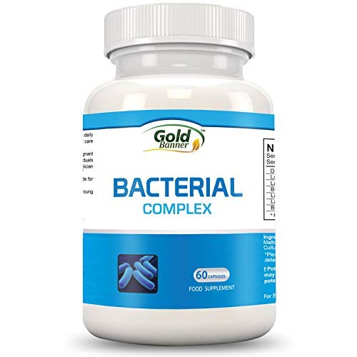 Complejo bacterianos avanzado que fomenta la flora intestinal - 60 cápsulas vegetarianas para tomar una vez al día- Mejora el funcionamiento del sistema inmunológico, la salud del colon y la digestión