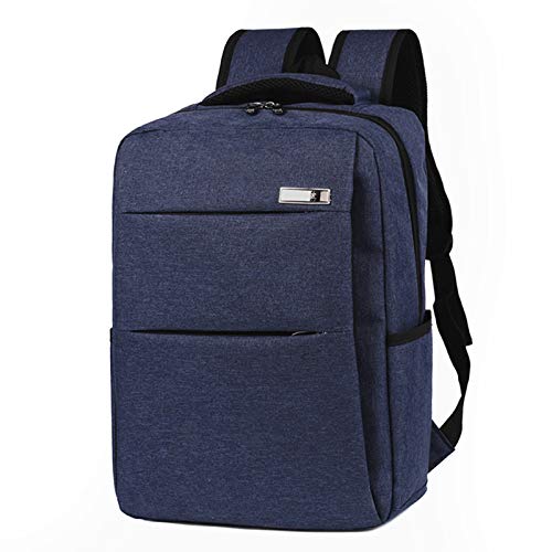 Preisvergleich Produktbild LAIDAYE Laptop-Tasche Quadratische Weibliche Studententasche Herren Business Casual Reiserucksack 13''14''15''15.6 '',Blue-OneSize