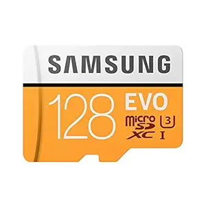 Homgee Micro SD Card TF Card 100MB/s (U3) EVO Class 10 Memory Card 128GB Adapter Not Include (MB-MP128G)