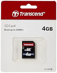 Transcend SDHC10 Premium 4GB Class 10 Memory Card