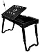 Produktbild Tragbar und verstellbar, faltbarer Laptop Tisch Lap Desk mit LED-Licht, 4 USB 2.0 Ports & Kühlung fan- Schreibtisch mit Stift Fächer & Maus Pad mit Handgelenk Gel rest- wählen, Ihr Blickwinkel